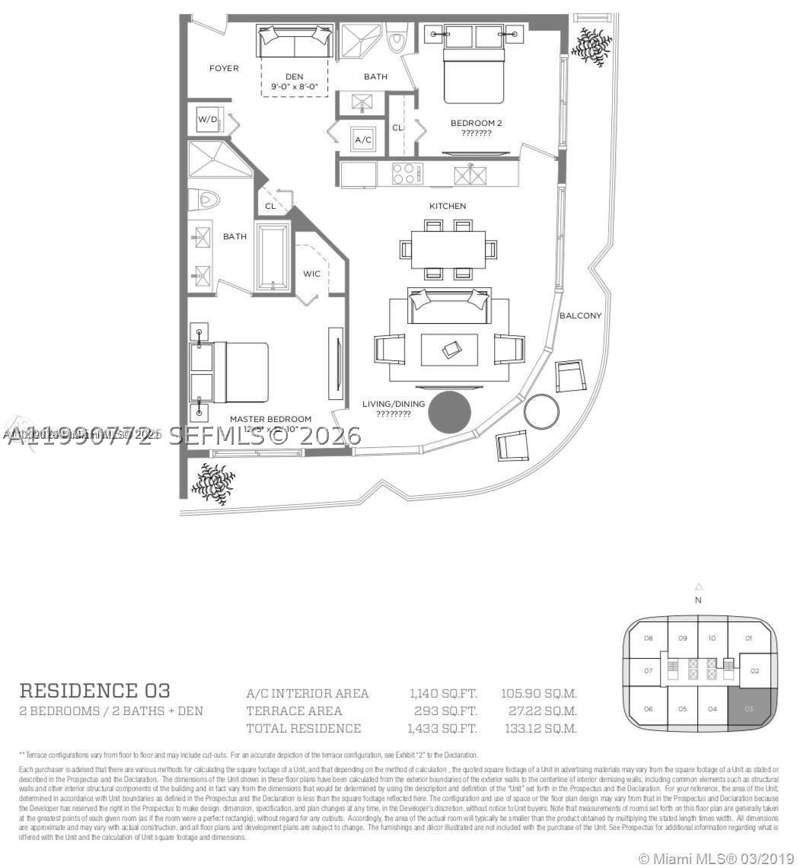 2 bedroom Condominium at 55 SW 9 St 2003, Brickell Heights West Con, Miami — photo 2