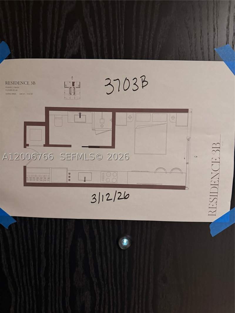 0 bedroom Condominium at 20 NE 11 Street 3703A, Eleven Hotal and Residence, Miami — photo 5