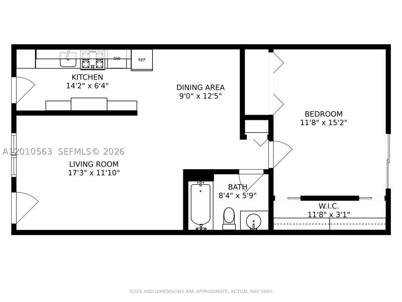 1 bedroom Condominium at 165 NE 203rd Ter C20, Ro-Mont South Condo C, Miami Gardens — photo 3