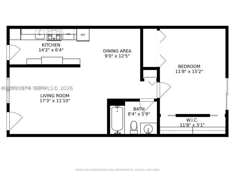 1 bedroom Condominium at 20310 NE 2nd Ave 5, Ro-Mont South Condo K, Miami Gardens — photo 2