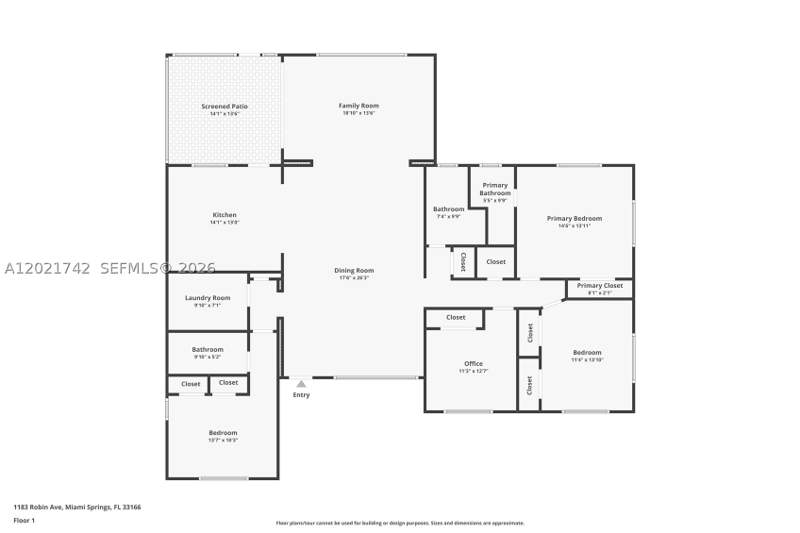 4 bedroom SingleFamilyResidence at 1183 Robin Ave, Pelham Estates, Miami Springs — photo 2