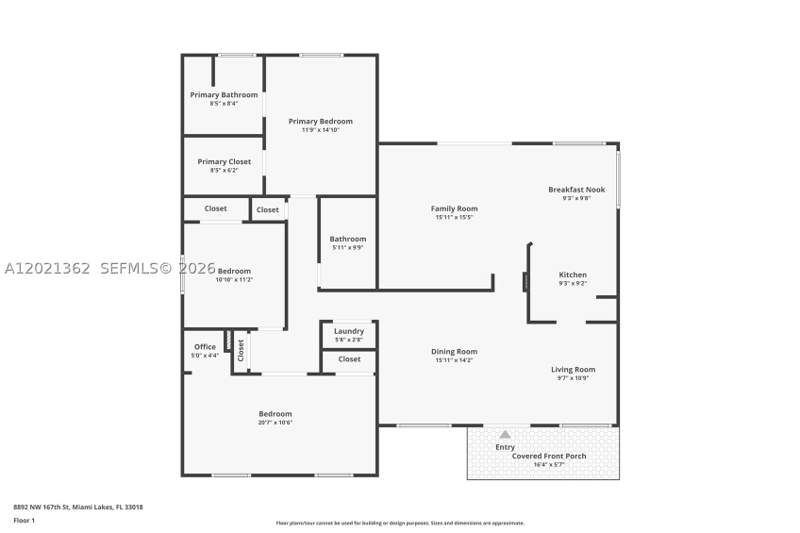 3 bedroom SingleFamilyResidence at 8892 NW 167th St, Sevilla Estates, Miami Lakes — photo 4