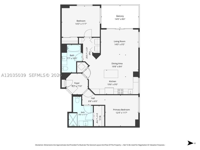 2 bedroom Condominium at 1330 West Ave 3001, The Waverly At South Beac, Miami Beach — photo 4