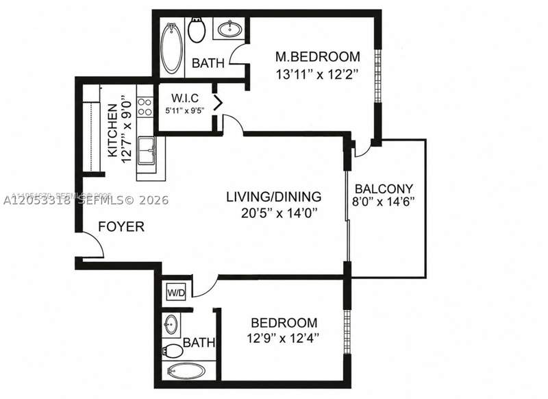 2 bedroom Condominium at 1861 NW S River Dr 1207, Terrazas Riverpark Villag, Miami — photo 4