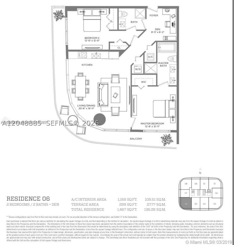 2 bedroom Condominium at 55 SW 9th St 2706, Brickell Heights West Con, Miami — photo 2