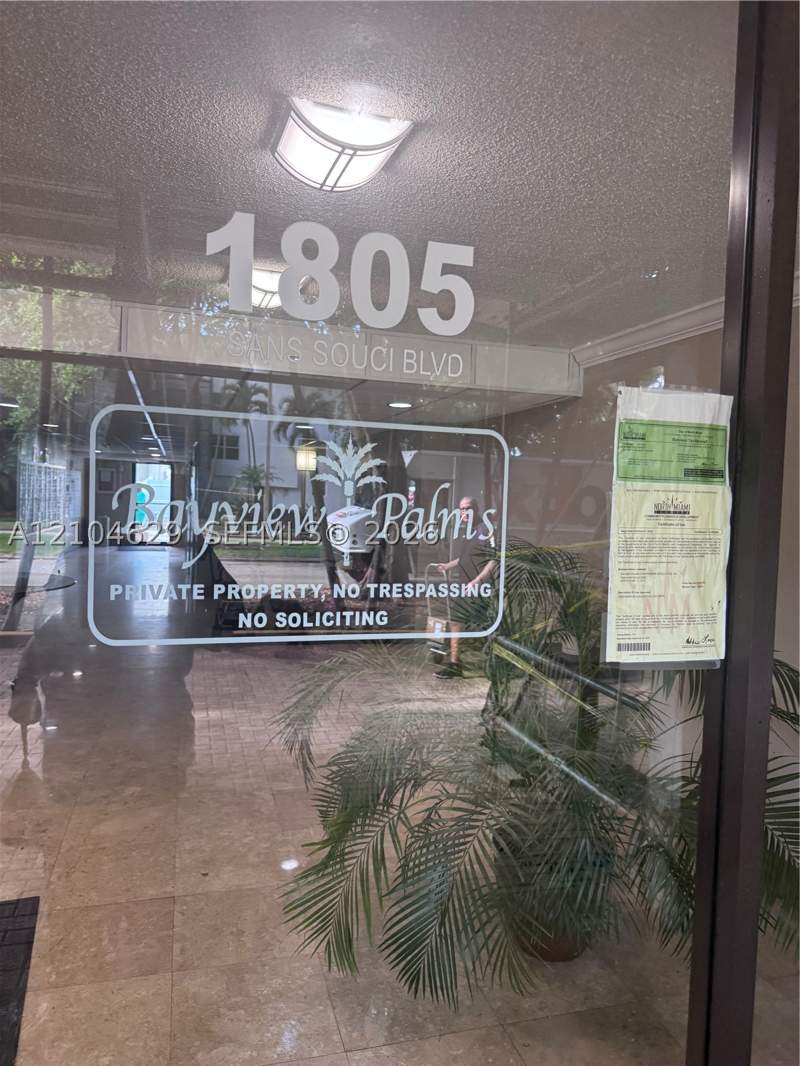 2 bedroom Condominium at 1805 Sans Souci Blvd 334, Bayview Palms Condo, North Miami — photo 3