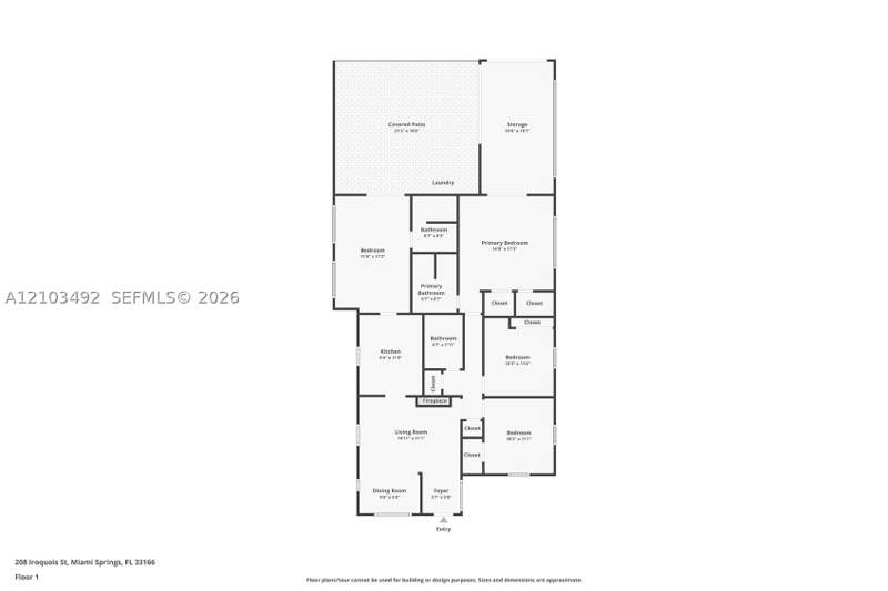 3 bedroom SingleFamilyResidence at 208 Iroquois St, Golf Course Addn Hia, Miami Springs — photo 3