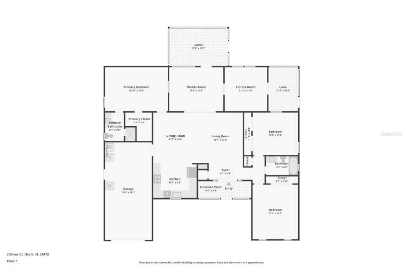 3 bedroom Single Family Residence at 3 Silver Court, Silver Spgs Shores Un 43, Ocala — photo 2