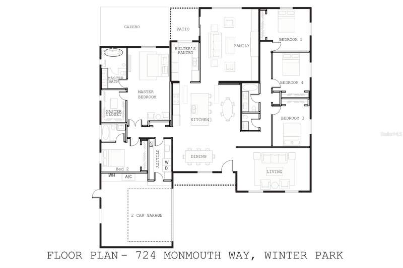 5 bedroom Single Family Residence at 724 Monmouth Way, Winter Park Pines, Winter Park — photo 4