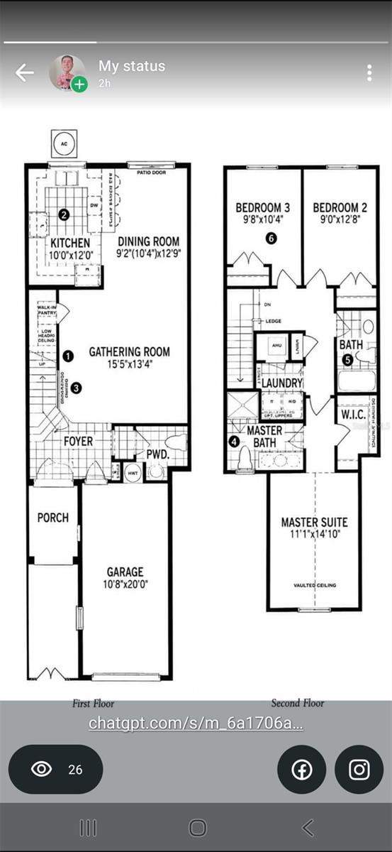 3 bedroom Townhouse at 9637 SILVER BUTTONWOOD STREET, LAKE NONA PRESERVE, ORLANDO — photo 2