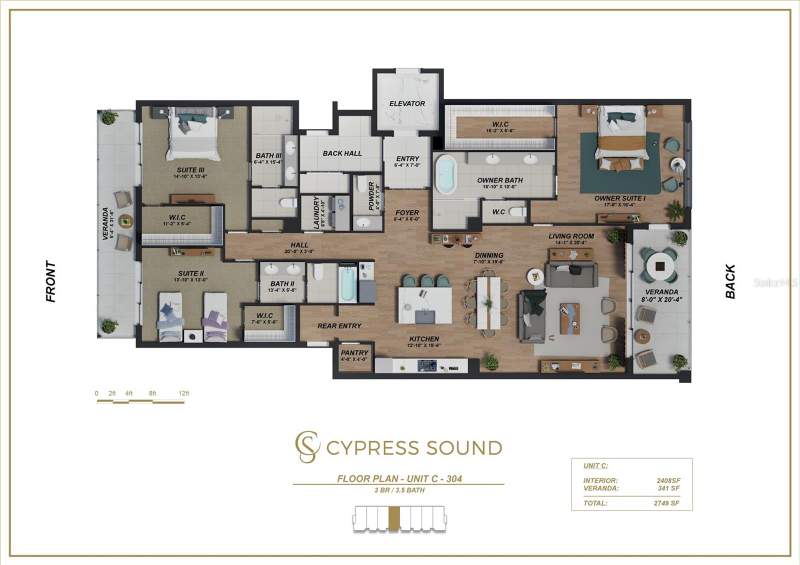 3 bedroom Condominium at 10009 Crisbert Ct Road #304C, Cypress Sound, Orlando — photo 3