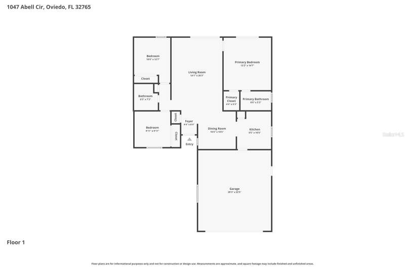 3 bedroom Single Family Residence at 1047 ABELL CIRCLE, ALAFAYA WOODS, OVIEDO — photo 5