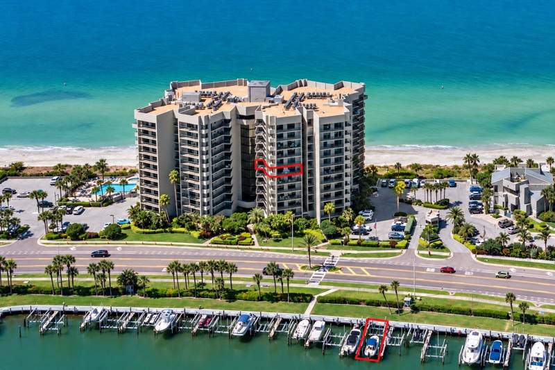 1660 GULF BOULEVARD #706 home for sale in Dans Island On Sand Key Condo