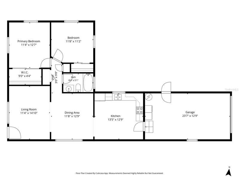 2 bedroom Single Family Residence at 4939 Dr Martin Luther King Jr Street, Arcadia Sub, St Petersburg — photo 4