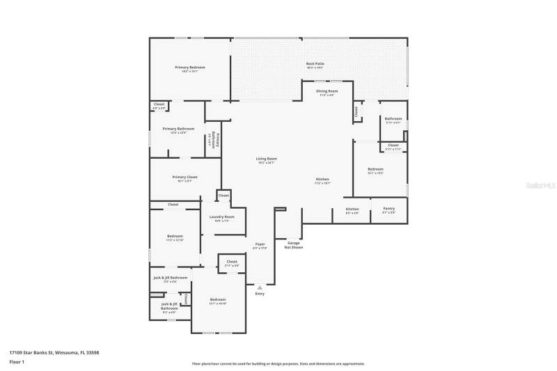 4 bedroom Single Family Residence at 17109 Star Banks Street, Forest Brooke Active Adult Phs, Wimauma — photo 2