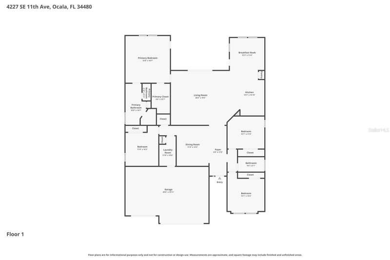 4 bedroom Single Family Residence at 4227 SE 11th Avenue, Oak Hammock At Bellechase, Ocala — photo 4