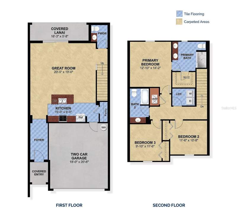 3 bedroom Townhouse at 216 GLASS ONION DRIVE, BLUE SPRINGS RESERVE TOWNHOMES PHASE 1, HOWEY IN THE HILLS — photo 2