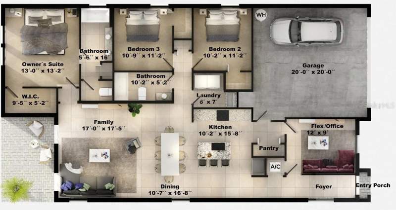3 bedroom Single Family Residence at 238 ELENA LAVIN CIRCLE, YUCATAN GARDENS, ORLANDO — photo 2