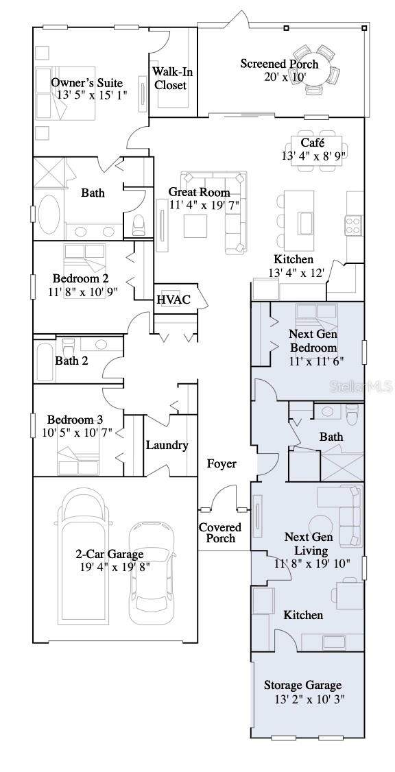 3 bedroom Single Family Residence at 12749 NW 139th Way, Trailhead Landing, Alachua — photo 2