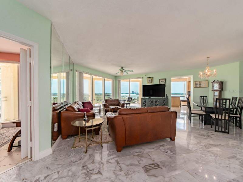 3 bedroom Condominium at 1180 Gulf Boulevard #906, Grande On Sand Key Condo, Clearwater Beach — photo 5