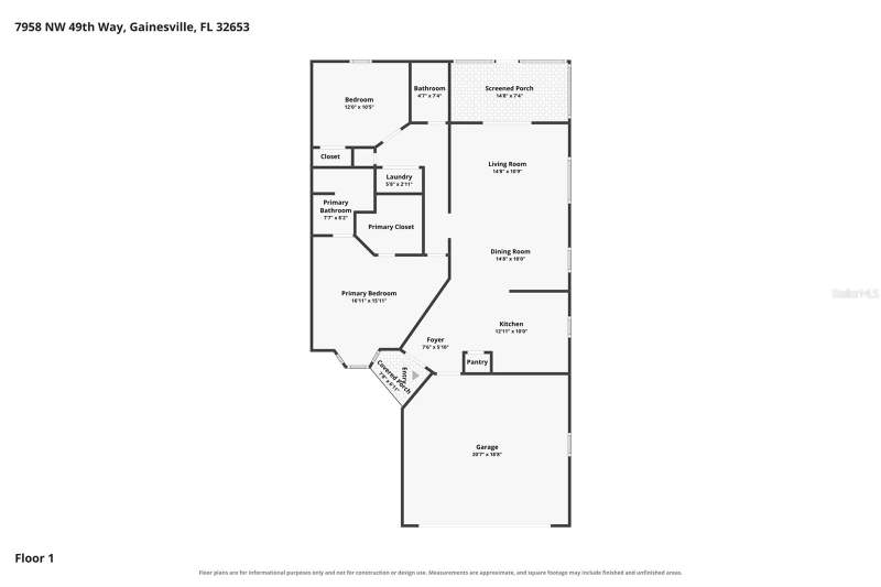 2 bedroom Single Family Residence at 7958 NW 49th Way, Blues Creek Unit 6H, Gainesville — photo 3