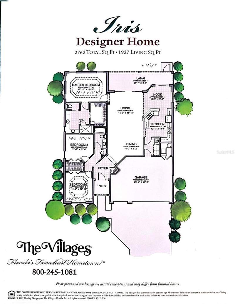 3 bedroom Single Family Residence at 3087 Blackstock Way, Pine Ridge, The Villages — photo 2