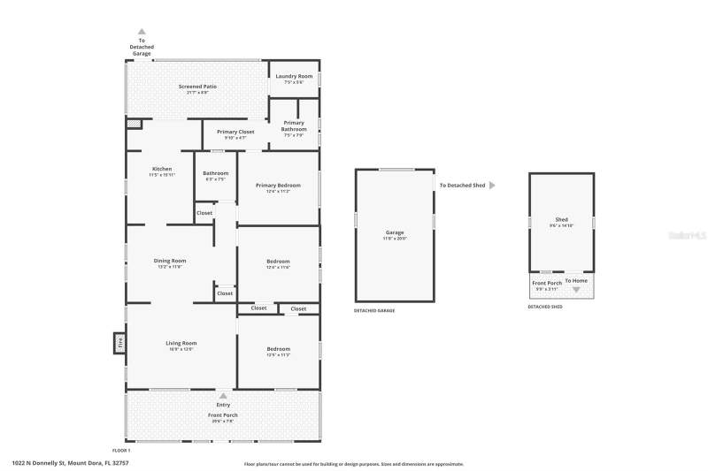 3 bedroom Single Family Residence at 1022 N DONNELLY STREET, GULLERA HOMESTEAD, MOUNT DORA — photo 2