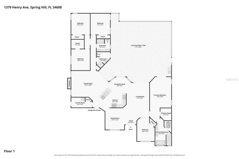 5 bedroom Single Family Residence at 1379 Henry Avenue, Spring Hill, Spring Hill — photo 4