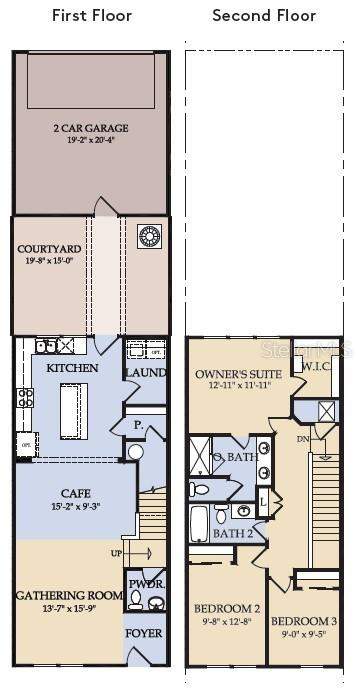 3 bedroom Townhouse at 1151 Lemongrass Alley, The Grow, Orlando — photo 2