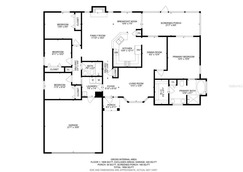 4 bedroom Single Family Residence at 1681 E SPRING RIDGE CIRCLE, CROWN POINT SPGS, WINTER GARDEN — photo 2