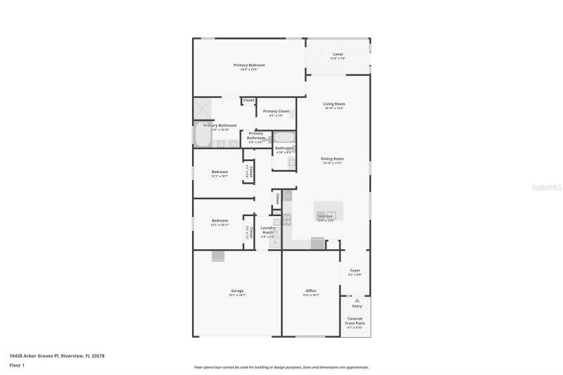3 bedroom Single Family Residence at 10438 Arbor Groves Place, Arbor Park, Riverview — photo 4