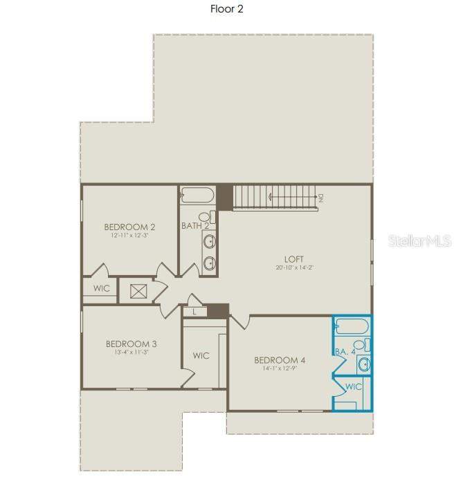 4 bedroom Single Family Residence at 5625 Flame Vine Way, Bridgewalk, St Cloud — photo 3