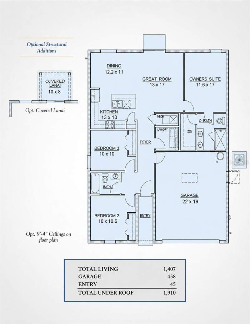 3 bedroom Single Family Residence at 5727 Hiawassee Road, Heritage-The Cottages Of Sanders Grove, Leesburg — photo 3