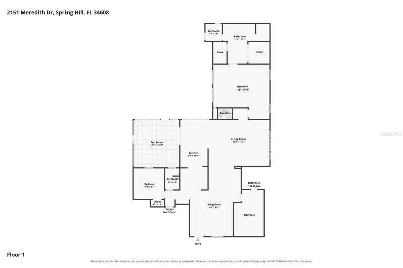 3 bedroom Single Family Residence at 2151 Meredith Drive, Spring Hill, Spring Hill — photo 2