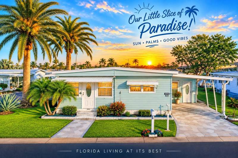 10343 MAGNOLIA LANE #180 home for sale in Holiday Shores Mobile Park