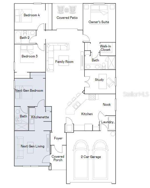 4 bedroom Single Family Residence at 3973 Ambrose Avenue, Storey Creek 50S, Kissimmee — photo 2