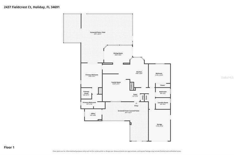 2 bedroom Single Family Residence at 2437 Fieldcrest Court, Holiday Lakes West, Holiday — photo 4