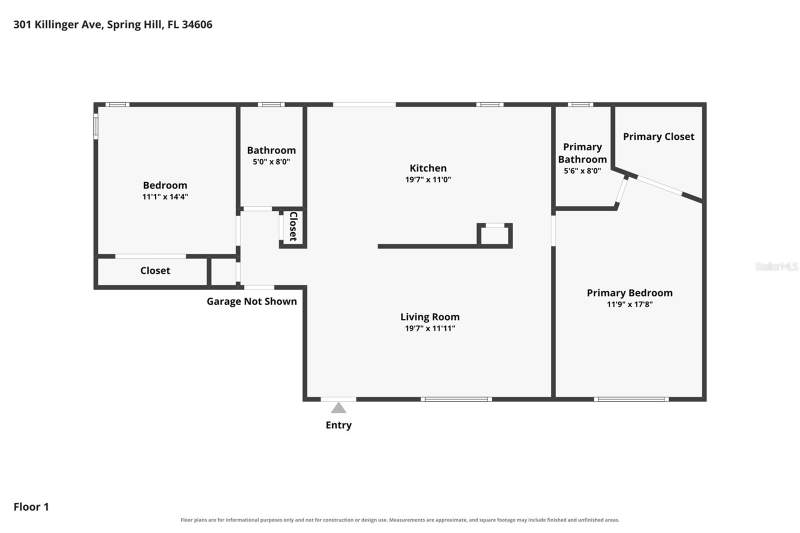 2 bedroom Single Family Residence at 301 Killinger Avenue, Spring Hill, Spring Hill — photo 2