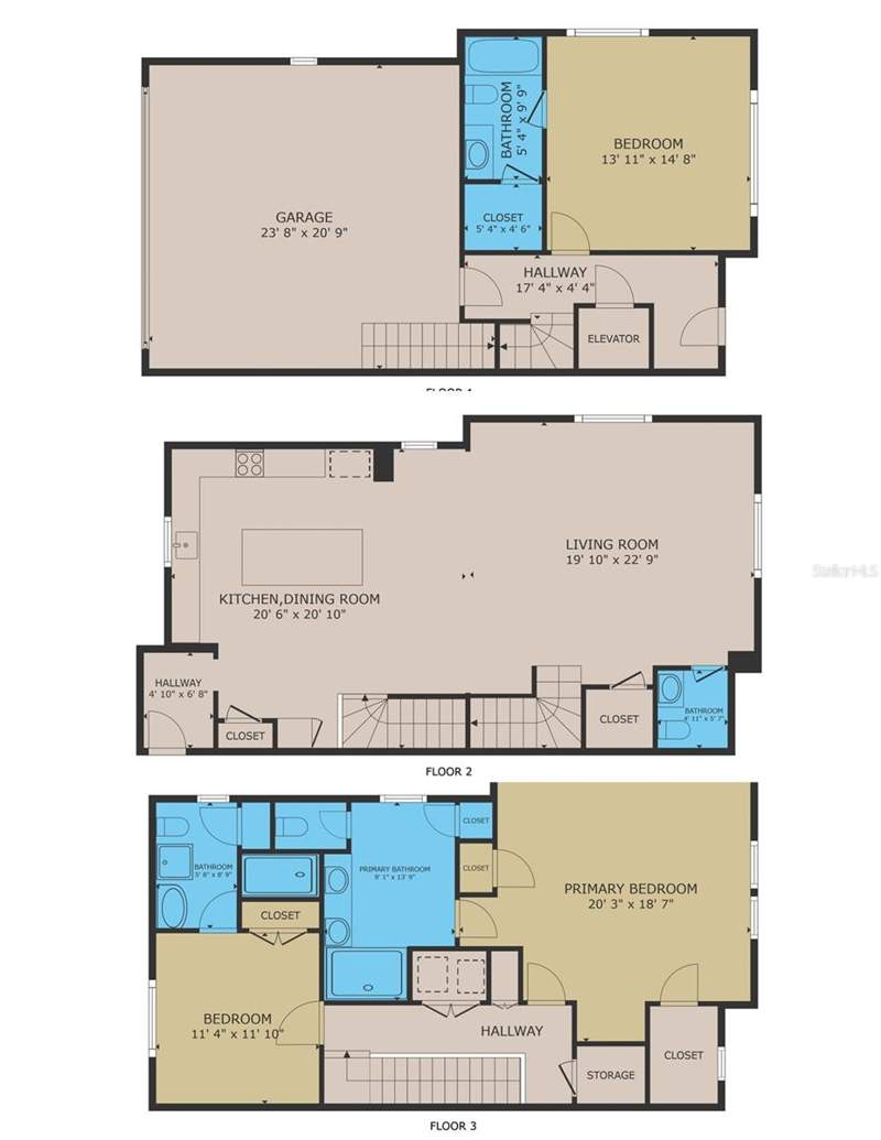 3 bedroom Townhouse at 461 Geranium Park Way, Park Place At Winter Garden, Winter Garden — photo 2