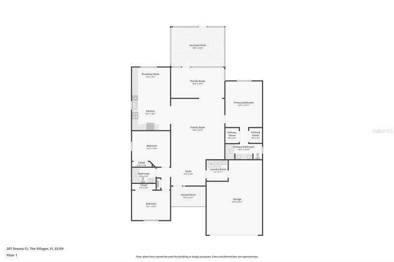 3 bedroom Single Family Residence at 207 Desota Court, Lady Lake Orange Blossom Gardens Unit 19, The Villages — photo 4