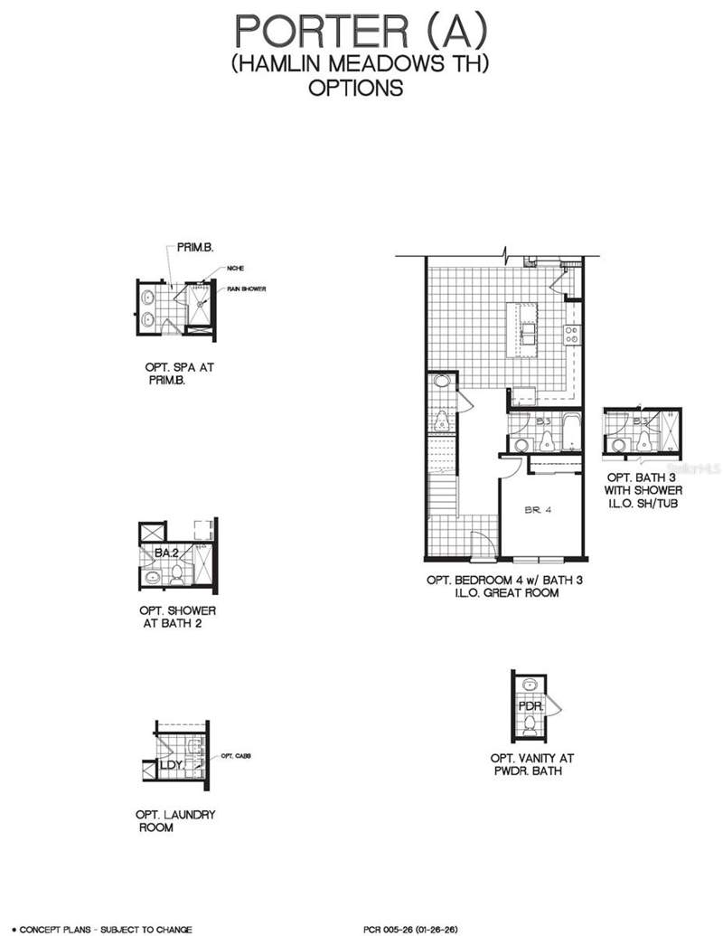 3 bedroom Townhouse at 14470 PORTER ROAD, HAMLIN MEADOWS, WINTER GARDEN — photo 4