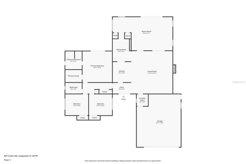 3 bedroom Single Family Residence at 901 CUTLER ROAD, CUTLER COVE, LONGWOOD — photo 4