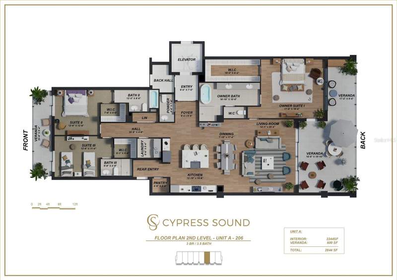 3 bedroom Condominium at 10009 Crisbet Court #206A, Cypress Sound, Orlando — photo 3