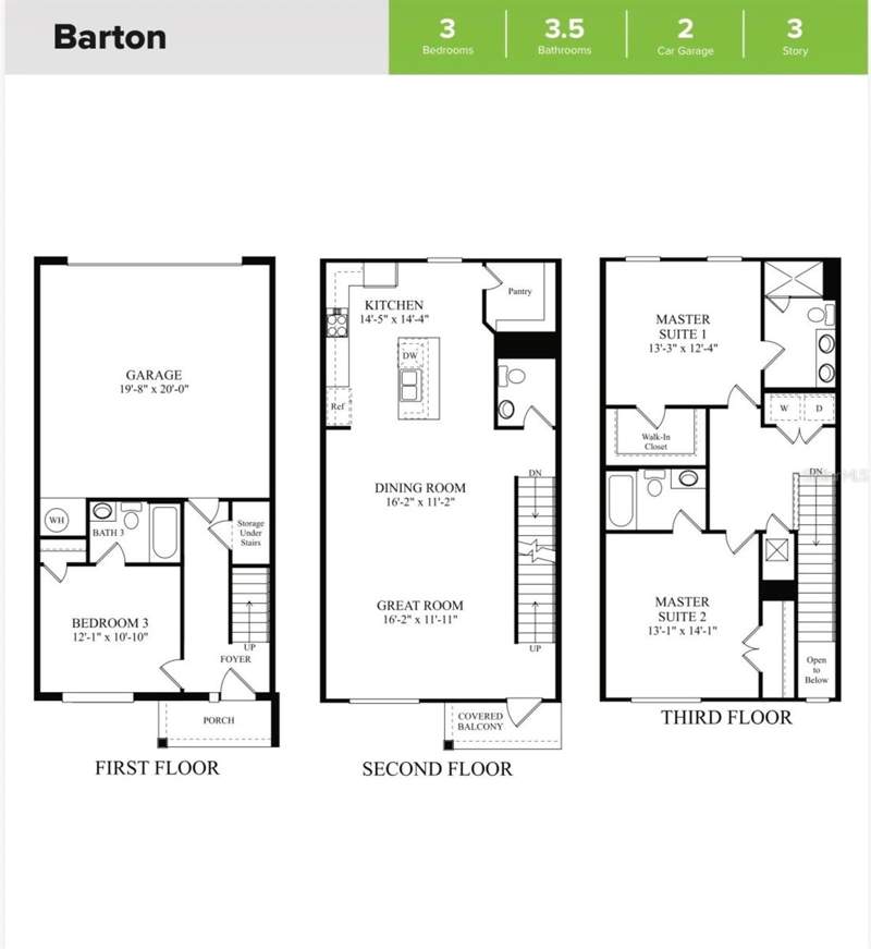 3 bedroom Townhouse at 3427 Norman Lewis Alley, Avalon Twnhms, Orlando — photo 4