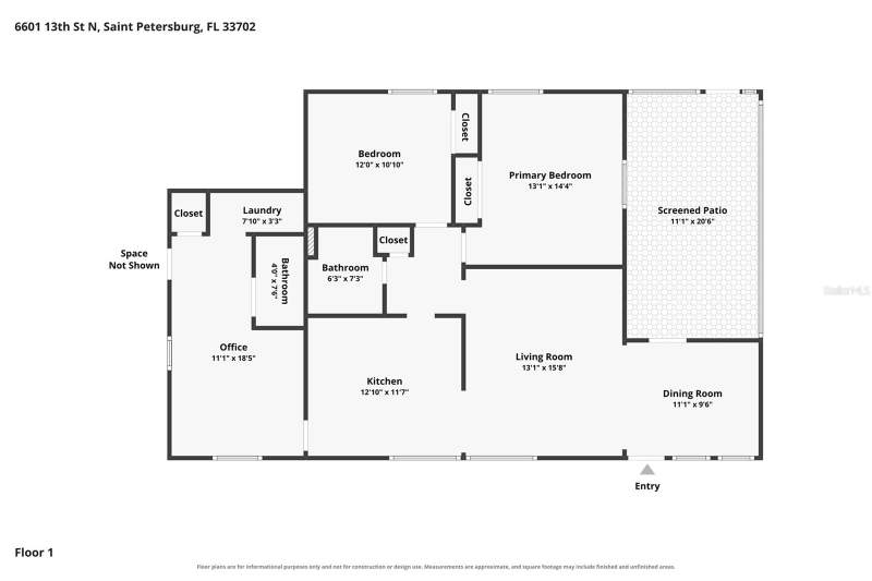 3 bedroom Single Family Residence at 6601 13th Street, Meadow Lawn Rep, St Petersburg — photo 2