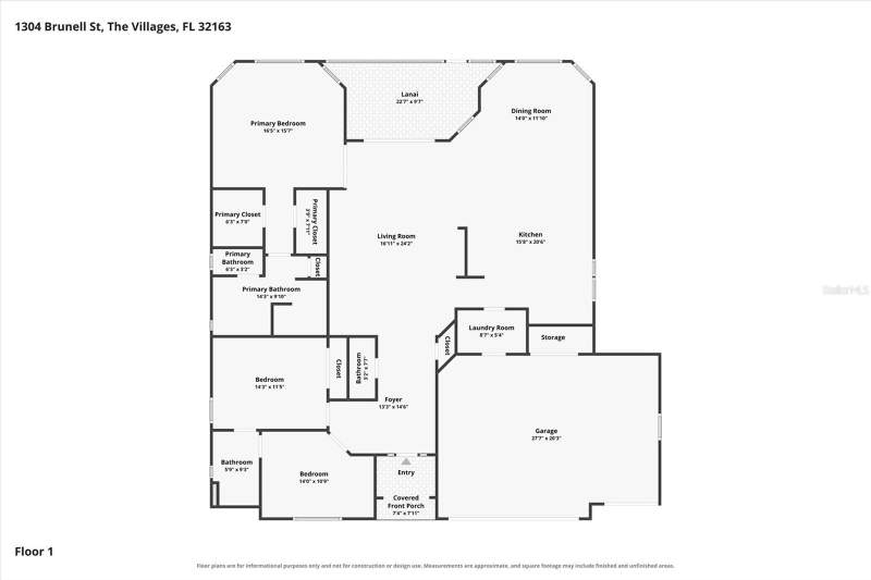 3 bedroom Single Family Residence at 1304 Brunell Street, The Villages, The Villages — photo 2