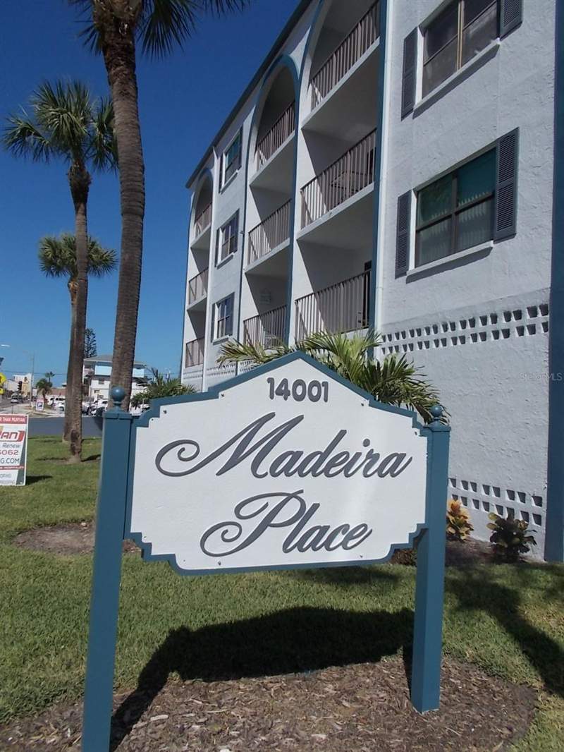 14001 GULF BOULEVARD #407 home for sale in Madeira Place Condos for Sale: 1 Homes, Median $375K