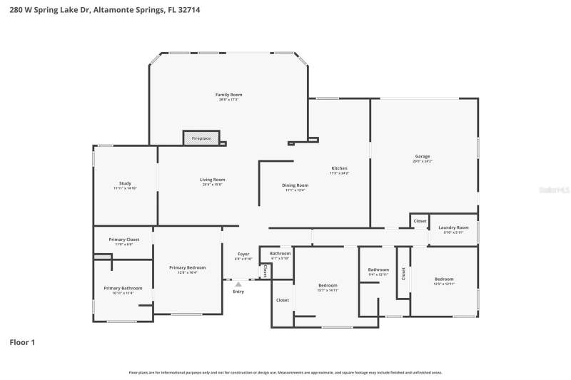 4 bedroom Single Family Residence at 280 W Spring Lake Drive, Spring Lake Hills Sec 5, Altamonte Springs — photo 5