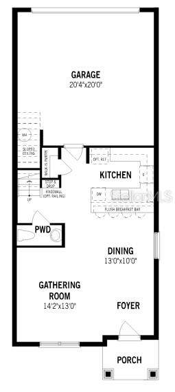 4 bedroom Townhouse at 10019 GAZEBO ALLEY, MERIDIAN PARKS PHASE 6, ORLANDO — photo 2