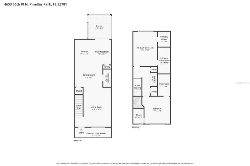 2 bedroom Townhouse at 4653 66th Place, Sawgrass Village, Pinellas Park — photo 5